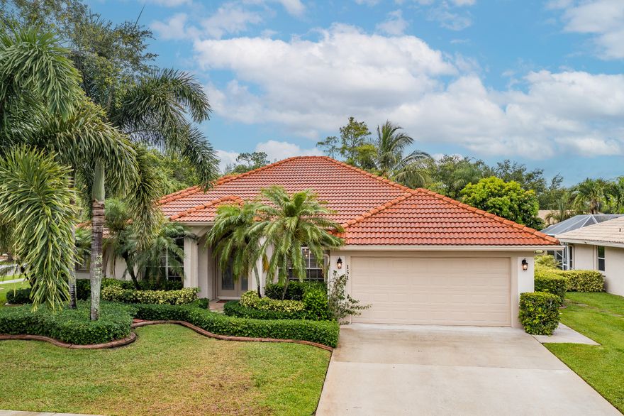 Instant Equity in Gated Community with Low HOA Fees! 4-Bedroom, 2-Bathroom, 2-Car Garage Pool Home on Corner Lot. Spacious Open Floor Plan with Split Bedrooms, Vaulted Ceilings, Formal Living Room, Dining Room, Family Room, and Laundry Room. Kitchen with Breakfast Bar and Pantry. Primary Bedroom Boasts A Tray Ceiling, His and Her Closets, and En-Suite Bathroom with Dual Sinks, Separate Tub and Shower. Fourth Bedroom with French Doors and Closet. Enjoy the Outdoors with Covered Patio and Screened-In Pool. Beautifully Landscaped Corner Lot. Full Hurricane Protection. Wellington Adjacent and Conveniently Located Near Top-Rated Schools, Shopping Centers, Restaurants, Parks, and Major Highways. Meticulously Maintained Home. Buyer to Verify all Information.