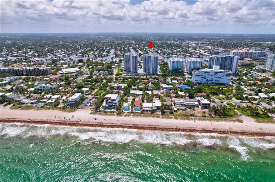 LOVELY BRIGHT AND AIRY 2/2 CONDO ACROSS THE STREET FROM THE PRISTINE SANDS AND MULTI-MILLION DOLLAR HOMES OF LAUDERDALE BEACH.  THIS UNIT FEATURES AN OPEN FLOOR PLAN WITH NEUTRAL-COLORED TILES IN THE MAIN LIVING AREA, AND GRANITE COUNTERTOPS. HUGE BALCONY TO ENJOY YOUR MORNING COFFEE OR EVENING COCKTAILS. THE BUILDING HAS GONE THROUGH EXTENSIVE RENOVATION INCLUDING HURRICANE IMPACT WINDOWS AND DOORS WITH FLOOR-TO-CEILING SLIDERS OFF THE LIVING ROOM. MF INCLUDES CABLE & INTERNET. WONDERFUL NEIGHBORHOOD WITH PLENTY OF RESTAURANTS, WATER TAXIS, AND SHOPS. MINUTES TO LAS OLAS BLVD. AMENITIES INCLUDE...FITNESS CENTER...HEATED POOL...SAUNA...COVERED PARKING...PLENTY OF GUEST PARKING. OK TO LEASE AFTER 1 YR OWNERSHIP. *EXTRMELY MOTIVATED SELLER..WILL ENTERTAIN ALL REASONABLE OFFERS***
