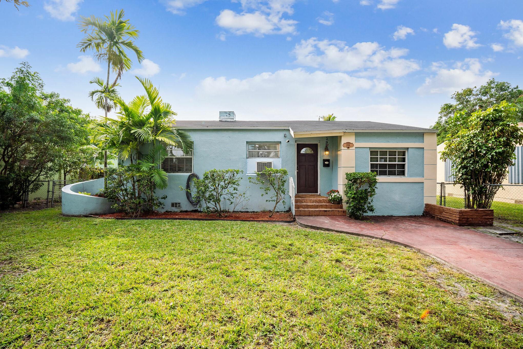 Charming 3 bedroom 1 bath single family home in the heart of Miami. Features include an updated kitchen with an open floor plan, washer and dryer, and a spacious backyard ideal for outdoor living. The property is available furnished for an additional cost or unfurnished. Conveniently located just minutes from Downtown Miami, the Design District, Wynwood, and Miami International Airport. No HOA restrictions. Rapid Approval. This home offers comfort and convenience in a desirable Miami location.