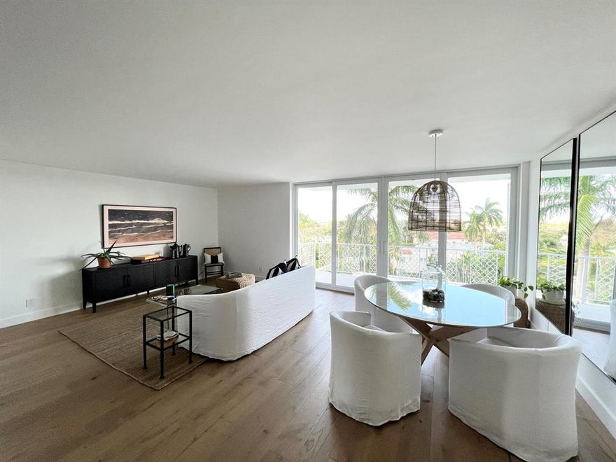 Just renovated penthouse corner unit in the best location on the island. 2 bedroom/2 bath. 1 block from Worth Ave + 1 block from the recently redone PB Marina & waterside park. Located on westward running Chilean Ave away from chaotic beach traffic. Views of palm trees & terracotta rooftops. Natural light galore in a relaxed black & white aesthetic. Furnished and ready for your personal art & objects. Parking spot for this unit is ideal - covered, located next to the front door. Washer/dryer in unit. Full service building w/ doorman, pool & guest suite on lobby level. Around the corner from Oetker Collection's first US location, The Vineta Hotel, slotted to open in late 2023.  Best spot in town.