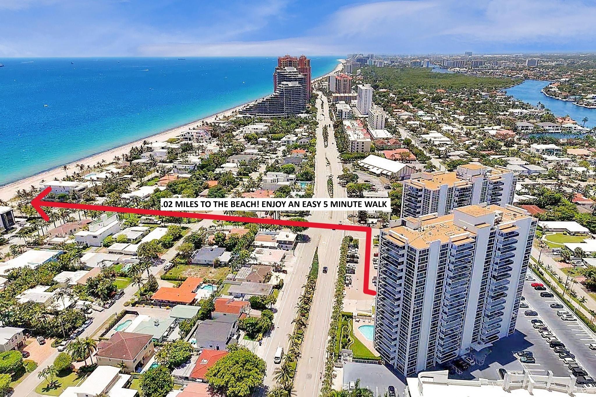 Beach living for annual or seasonallease! Offered furnished or unfurnished. OCEAN VIEWS from all rooms of this condo. Floor to ceiling windows providing an abundance of natural light and amazing views. 2 Bed 2 Bathroom with a great split floor plan and very large bedrooms. Open kitchen and living room. Neutral tile floors throughout. Large balcony to enjoy the ocean breeze! IMPACT glass windows & sliders. Garage parking + guest parking. Amenities include a pool, gym, sauna, bike room. Walk 2 blocks to the beach, Publix & more! Very well-maintained building that has completed their 50 year certification, Brand new roof & balconies. Nice hallways.