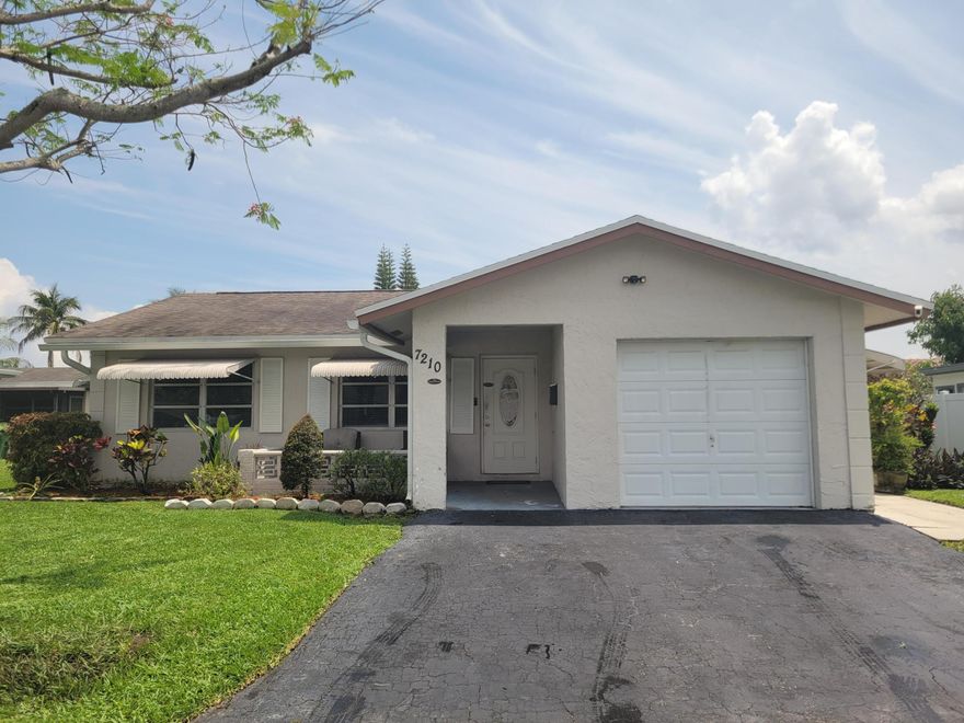 2 Bedroom and 2 Bathroom Single Family Home with a spacious Florida room and Garage in an all ages Community in Tamarac. Roof is 6 years old. All original electrical wiring replaced with copper wiring throughout the entire house. Super low monthly HOA fees only $40/month. Community amenities include heated pool and clubhouse. 2/2 Single Family with garage and Florida Room in all ages community