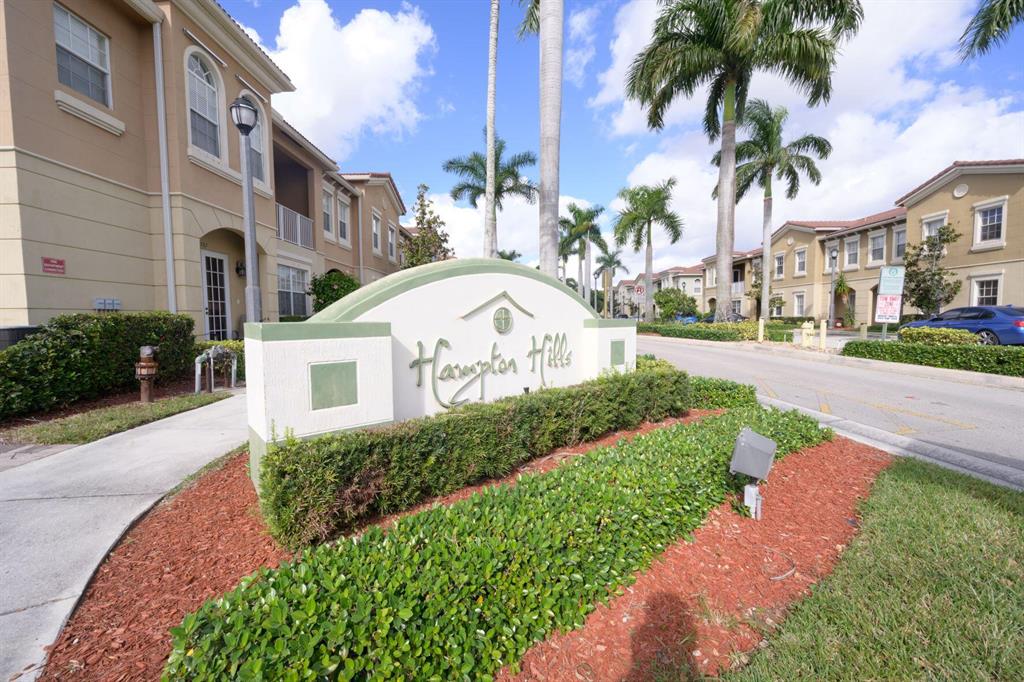 LARGE UPGRADED TOWNHOME!! Over 2,000 sqf with open floor plan! The house is one of the largest properties in gated Hampton Hills community! Updated kitchen and bathroom with granite counter top. Stainless steel refrigerator, washer and dryer in great condition. Rare 2 driveway parking spaces driveway and 1 car garage. Stunning master room comes with large walk in closet! HOA includes cable, internet, water, common area, security, lawn care, and exterior insurance! The community also features swimming pool and gym!