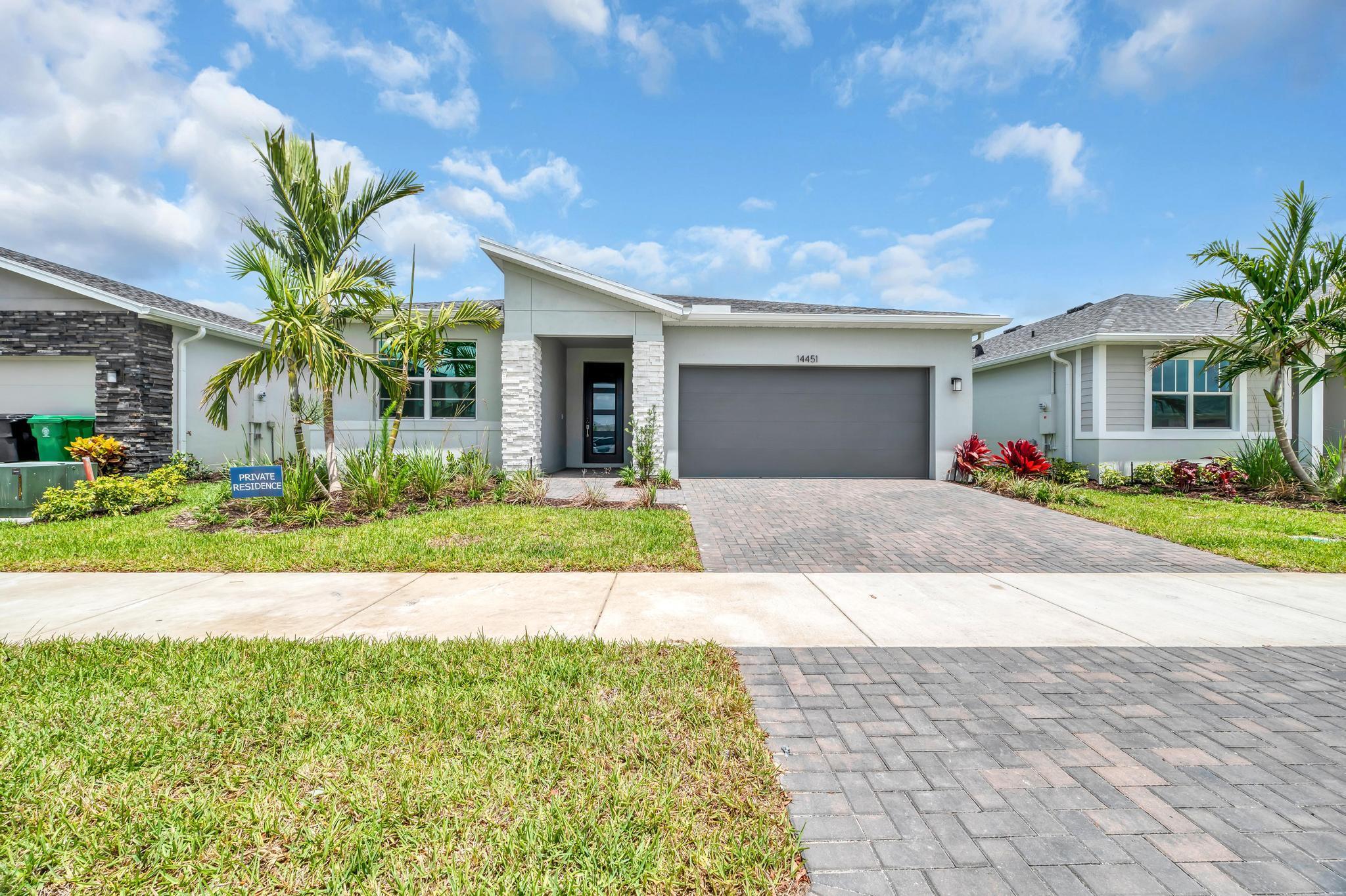 Now available for rent! This spacious 1,651 sq. ft. home offers a bright and open layout with a modern kitchen, large breakfast bar, and an airy Great Room filled with natural light. The split-bedroom design features a comfortable second bedroom with a nearby full bathroom, while the private owner's suite is located at the back of the home and includes a walk-in closet and en-suite bath. Enjoy stylish living in a well-designed home, perfect for relaxation and entertaining. Don't miss this incredible rental opportunity in a desirable community!