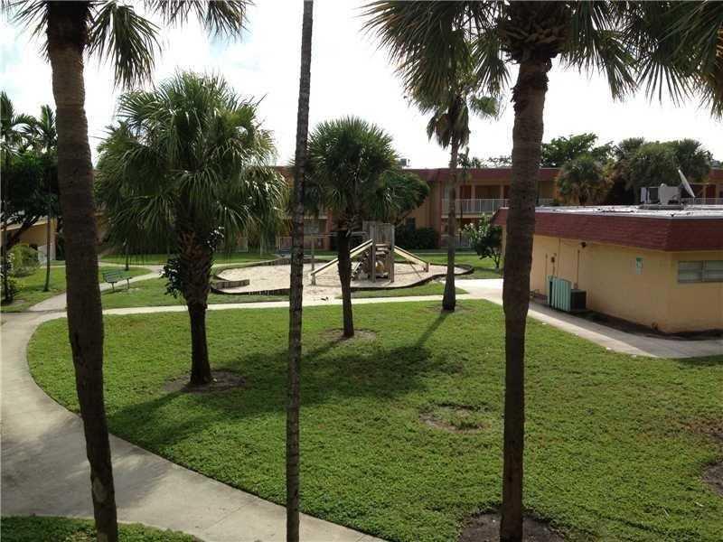 SECOND FLOOR 2/1, ALL TILED, FRESHLY PAINTED, COMMUNITY FEATURES POOL AND PLAYGROUND, MINUTES TO BEACH, WALKING DISTANCE TO SHOPPING AND DINING. EXTRA LARGE BALCONY FACING THE GARDEN. RENTED, FOR INVESTORS ONLY