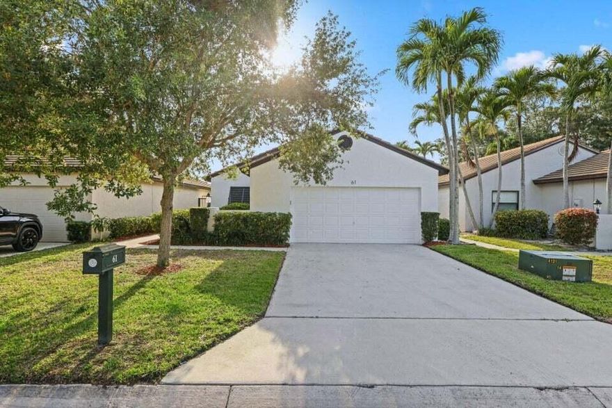 Discover the perfect blend of comfort and convenience within the prestigious PGA National community in Palm Beach Gardens. This charming single-family home offers a serene lifestyle amidst lush greenery and world-class amenities. This residence boasts a spacious layout with a brand new roof, vaulted ceilings that enhance the sense of openness and light. The home features a well-appointed kitchen, comfortable living areas, and a screened patio that opens to a beautifully landscaped garden--ideal for relaxing or entertaining guests. Located in a gated community, residents enjoy access to a host of amenities, including a resort and spa, golf courses, tennis courts, and fitness facilities. The neighborhood is known for its picturesque surroundings and a strong sense of community.