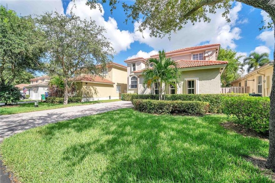 WELCOME TO THIS 4 BEDROOM, 2 1/2 BATHROOM GEM LOCATED IN THE EXQUISITE BOUTIQUE COMMUNITY OF CASA DE CAMPO.  RARELY AVAILALBE IN THIS GATED COMMUNITY, THE HOME IS BRIGHT AND AIRY WITH A TON OF NATURAL LIGHT. UPON ENTERING, YOU WILL NOTICE THE HIGH CEILINGS AND DECORATIVE TILE INLAYS. KITCHEN INCLUDES STAINLESS STEEL APPLIANCES, AMPLE PANTRY, GRANITE COUNTERTOPS AND BACKSPLASH.  RELAX IN THE PRIVATE FENCED PATIO PERFECT FOR ENTERTAINING.  MASTER SUITE INCLUDES LARGE WALK IN CLOSET, DUAL VANITIES, TRAY CEILING.  NEWER ROOF, REPLACED SUMMER 2019! FIRST FLOOR MASTER BEDROOM. OTHER HOME FEATURES INCLUDE DECORATIVE METAL HANDRAILS, LOFT, PARTIAL PLANTATION SHUTTERS.  TOP RATED SCHOOLS.  VERY LOW HOA!  CLOSE TO US1 AND THE FALLS SHOPPING CENTER.ACCORDION SHUTTERS COMPLETE THIS OFFERING.