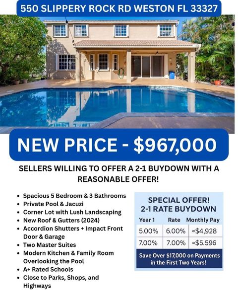 550 Slippery Rock Rd Weston FL 33327