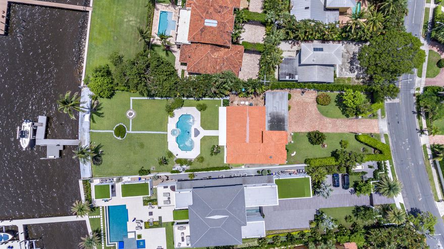 DIRECT INTRACOASTAL- Boasting +/- 101ft of direct water frontage, this expansive 5 bedroom 4.5 bath home offers sweeping Intracoastal views from every room. Situated on a +/- 101x325 lot, this property is a prime candidate for a renovation or a brand new custom home. One of only 8 direct waterfront properties in Historic Prospect Park, this home has it's own private dock and boat lift and is fully gated with gracious set backs. Additional features include, a spectacular heated pool, 3 car garage, FULL HOUSE GENERATOR, and an expansive waterfront patio adorned with a custom awning. Enjoy it's close proximity to Palm Beach and Worth Ave. Boater's will appreciate the properties easy access to both the Palm Beach and Lake Worth inlets.