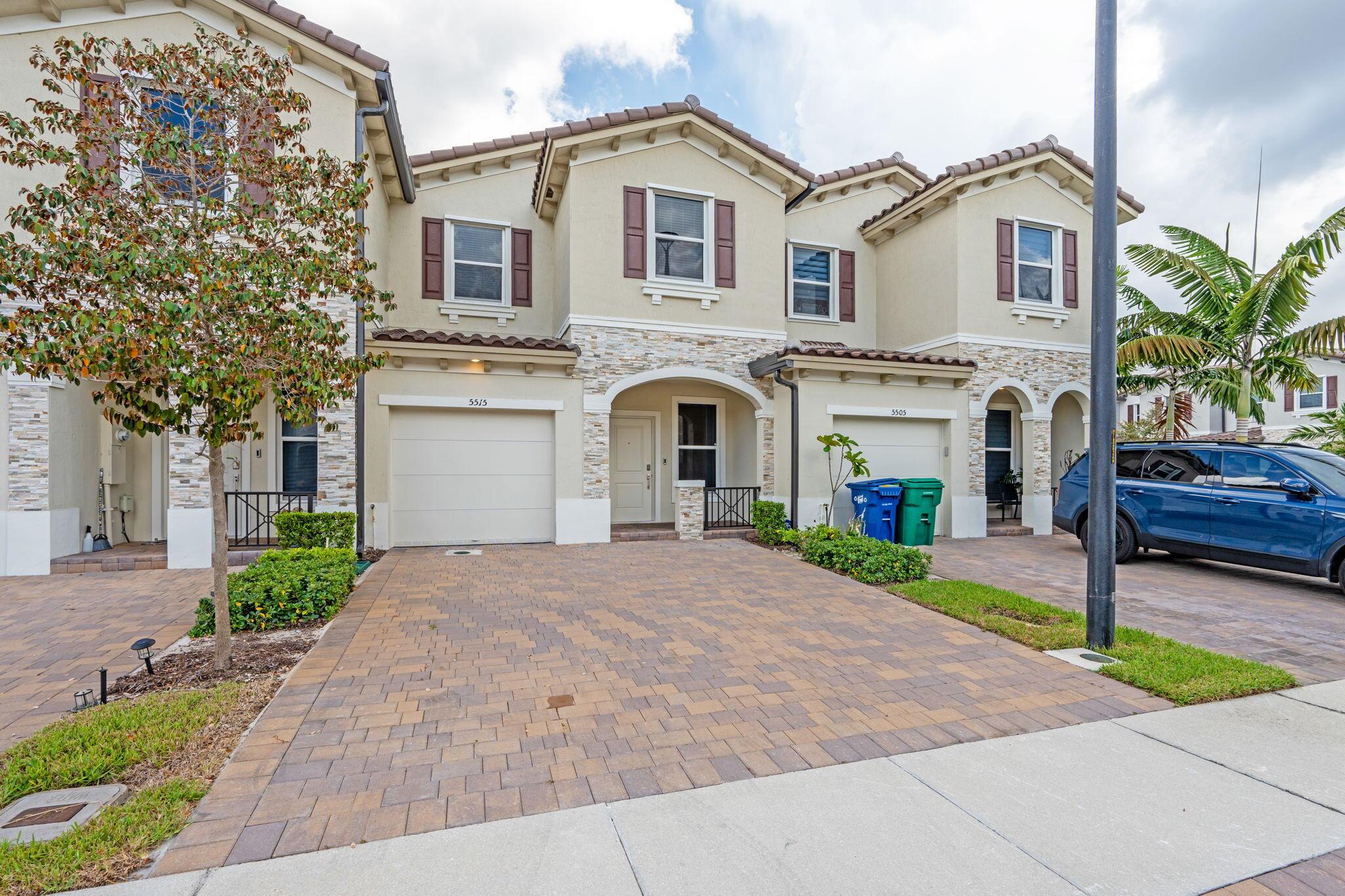 Welcome to this beautifully designed brand-new construction townhome, available for immediate occupancy! This stunning 3bed,/2.1bath residence offers a spacious, open layout filled with natural light, modern finishes, tranquil lake views, and parking for up to 3 vehicles including a 1-car garage and a 2-car driveway.Step inside and experience the home's clean, contemporary aesthetic, featuring high ceilings, impact-rated windows, and a neutral color palette that enhances the bright and airy feel throughout. The open-concept main floor is perfect for both everyday living and entertaining, with a seamless flow between the living, dining, and kitchen areas. Enjoy lake views through oversized windows that flood the space with sunlight. The modern kitchen is equipped with stainless steel
