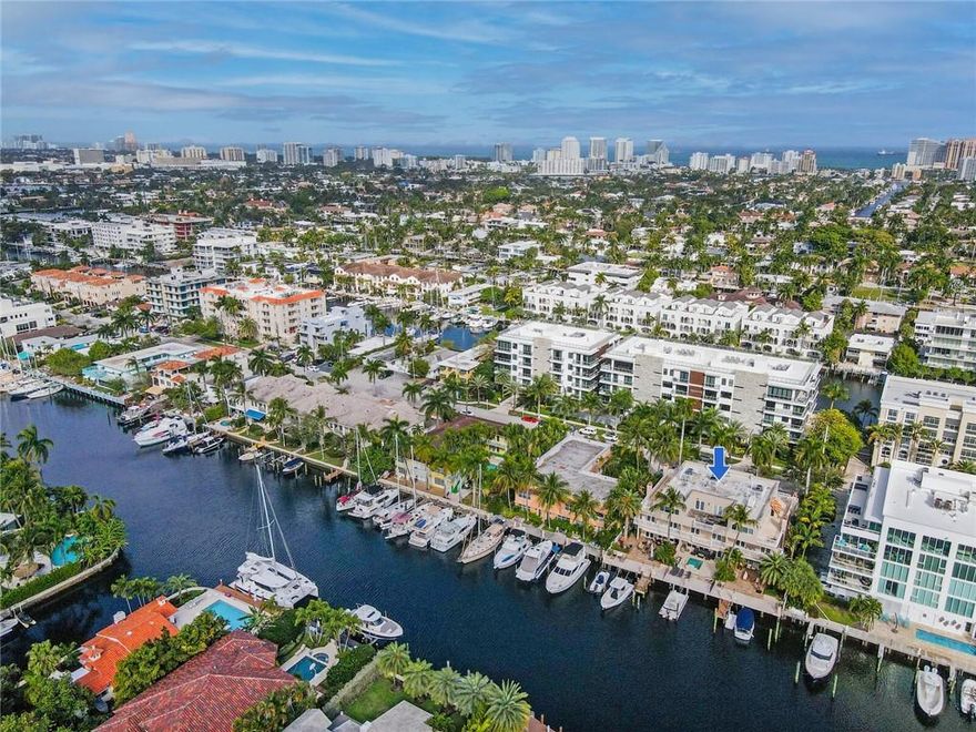 LOCATION! LOCATION! LOCATION! Luxury Town Home in the heart of the Las Olas Isles! This is a Yachtsman dream 4 bed 4.5 bath home with a private deep water boat dock that can accommodate a 50ft vessel  , Only Mins to Ocean outlet by water with no fixed bridges! One block off the world famous Las Olas Blvd. Walking distance to the Pristine sands of Fort Lauderdale Beach!  This 3 story Townhome has many Luxury features such as private elevator, private  dipping pool , 2 car garage, oversized utility room, Butlers pantry, plus a  massive chefs Kitchen with top of the line  Viking / Subzero appliances !! This is a VERY special complex with only 3 units treat yourself to this  rare opportunity it will not last for long! Please call today for a Private showing. Thank you
