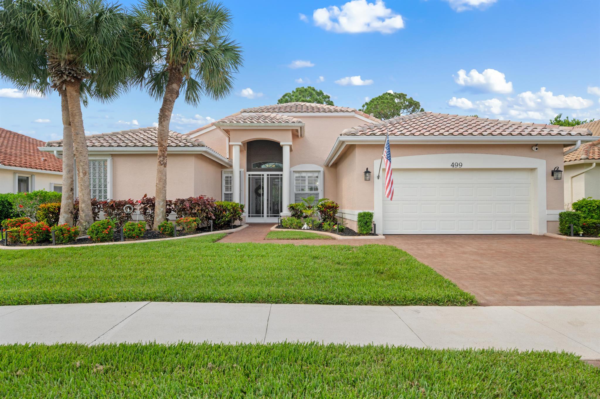 Merlot Model located on the Preserve. Move in Ready - Home has been completely remodeled & updated in 2023. This home feels like a new home. The Kitchen has New Cabinets, Quartz Countertops & SS Appliances. Primary Bedroom Closets have custom built-ins. Primary Bath has been updated with Free Standing Tub & New Vanity with Lighted Mirrors. Laundry Room has been updated with New Cabinetry, Washer/Dryer Combo & Laundry Sink. Home has all new LVP Flooring throughout with new base moldings. Home has also been painted on the inside & the exterior. Rear Screened Porch was re-screened. Garage has Storage Racks, Epoxy Floor Finish, & Electrical for Car Charging A/C, Water Heater & Garage Door replaced in 2023. Accordion Shutters for Hurricane Protection. Transom windows are Impact Glass.