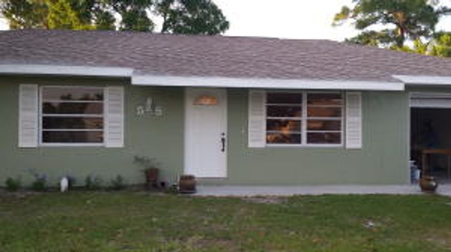 Very cute house. The house has been newly painted on the outside. The owner has put all new tile throughout the house, it has been freshly painted all inside, has a newer kitchen and new tub in the master bath.