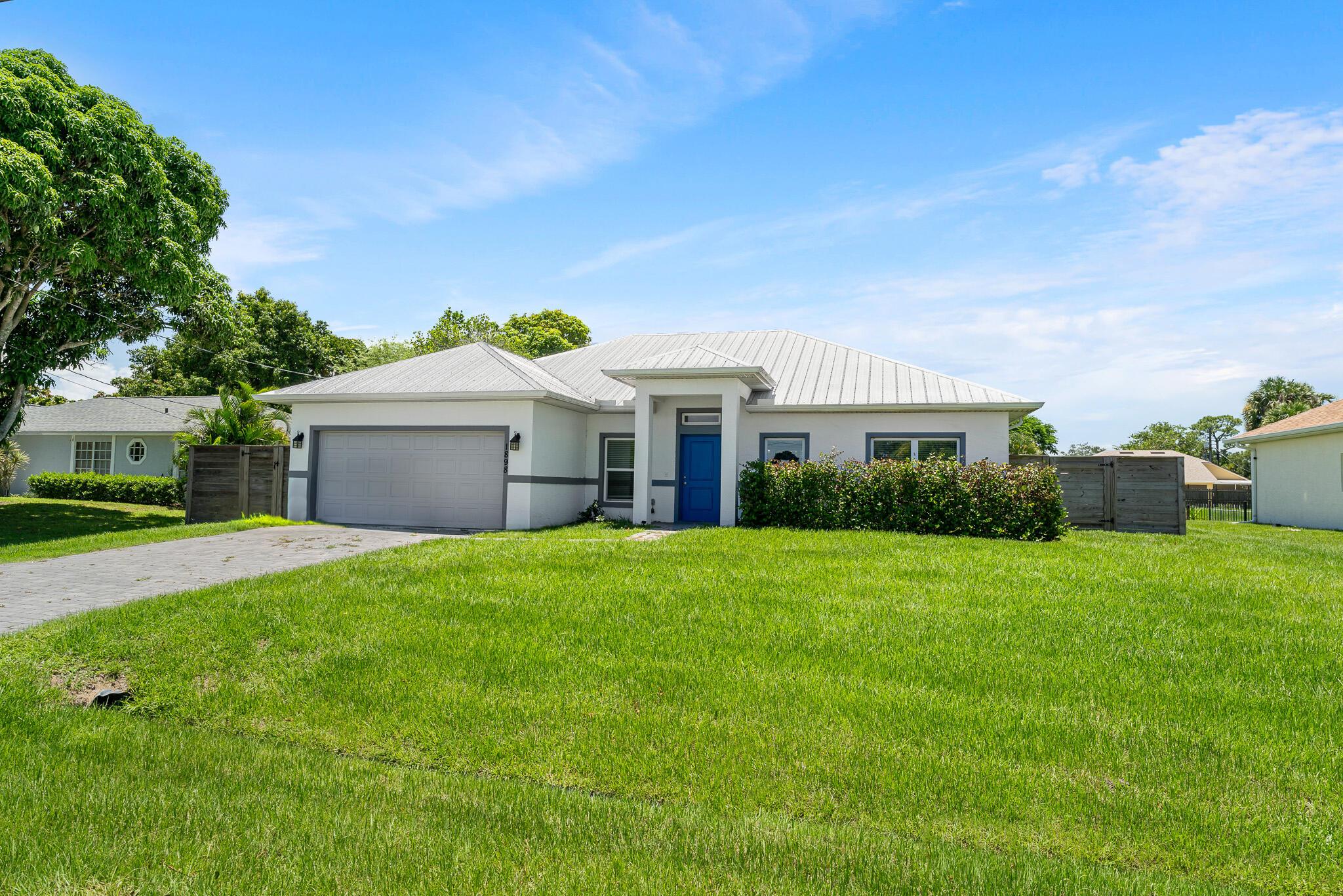 Discover modern comfort and convenience in this 3 bed, 2 bath newer construction home nestled in the heart of Port St. Lucie. Boasting a fenced-in yard for added privacy, this home features an upgraded kitchen and bathrooms that blend style with functionality. Washer and dryer unit included. Perfectly suited for those seeking contemporary living in a prime location, this property offers the ideal blend of comfort and charm. Tenants are responsible for water, electric, and lawn maintenance. Schedule your private showing today!