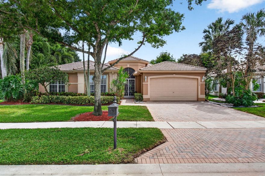 ONLY 4 BR HOME AVAILABLE IN THE FRIENDLIEST VALENCIA -- VALENCIA LAKES!!!!! Stunning 2600+ sf Madrid model priced to sell!! Oversized corner lot in lush Valencia Lakes, 4 BR 2-1/2 BA features large LR and Family Room; Formal Dining Room; open eat-in granite Kitchen faces Family Room & garden; split BR plan w/ 3 guest BR & BA + Powder Rm on left, spacious Primary BR w/ sitting area and large enSuite on right. Exterior painted '24, HWH & gutter guards '23, AC '21. Gorgeous Clubhouse reno in '25. Freestanding Cafe w/ bkfst & lunch daily. New Pickleball courts w/ League play. Tennis, Bocce, Billiards League play. Two heated pools, Fitness program, Bike Club, League Bowling, Arts & Crafts program, Canasta, Mahjong, Show series, lectures, Theater Arts troupe, ping pong, many clubs! Fees: Monthly HOA $707; Cafe Chit Card $500; one-time Capital Contribution at Closing $4242; application fee $350.