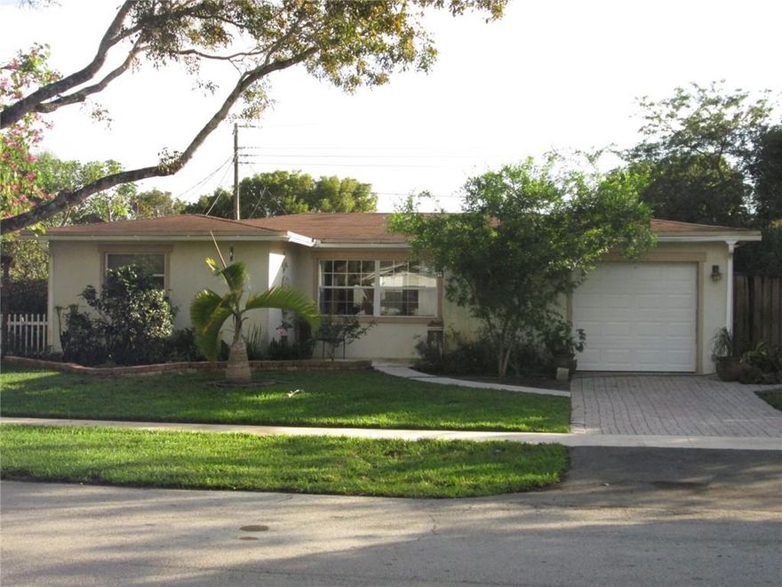 Summertime Isles beauty with 1519 square feet under air and 1891 total.  Nice fenced back yard with pool and metal gazebo.  Pavers galore and small shed for storage.  Guest bath has a whirlpool tub.  Best schools in Broward.  Small pets only and require a $300.00 deposit and are subject to landlord's approval.  House is currently getting new plumbing.  No more pesky cast iron drain clogs!  Accordian shutters and a brand new roof.