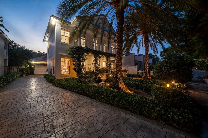 Elegant, sophisticated and comfortable home meticulously maintained and recently exquisitely outfitted with high end finishes. New custom chef’s gourmet eat in kitchen with gas cooking which you will love, wall of glass doors that completely disappear open allowing the kitchen and family room to open out onto the backyard oasis and custom full-size heated pool, whole house generator, custom built in’s offering ample storage, marble flooring thru out, impact glass, tile roof, tank less hot water, newer twin a/c’s, large 2 car air conditioned garage with more built in storage, huge primary with walk in closet and large marble bath, private balconies.  Living room, dining room, family room AND office/den in addition to the 4 bedrooms. Located on one of our best east side streets. Come see!!