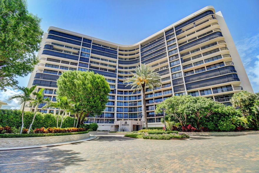 Wow!  Fabulous Intracoastal and ocean views from all rooms on this 15th floor 2 bedrooms, 2 baths, 2350 total sq ft residence.  The balconies frame these sweeping views creating ideal setting for entertaining or relaxation.  Condo features 2 master suites for privacy.  Loads of storage, high impact windows, new A/C.  Building includes 24 concierge, 24-hour fitness center, priv ate beach club and tennis courts.