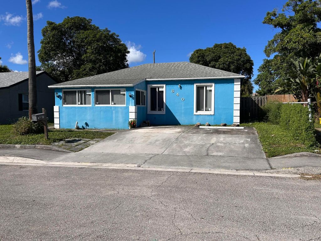 Photo of 840 W 2nd Street, Riviera Beach, FL 33404 (MLS # R11132559)