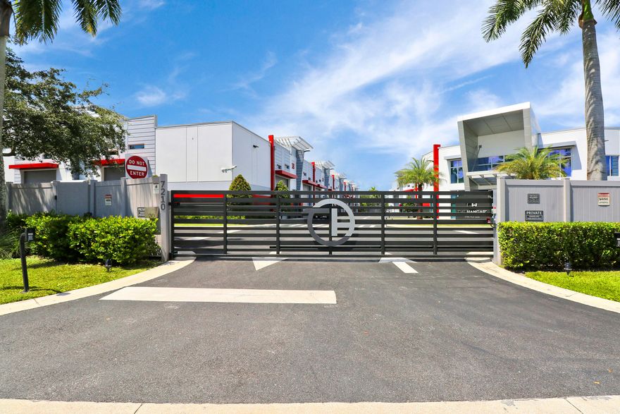 The Hangar is the premier garage condominium development offering unparalleled privacy and security, along with amenities akin to that of a private members club. A new class of real estate, each space is offered to owners as a blank canvas in which to store, display and enjoy their most prized collectible assets, with unlimited customization and design possibilities to carry out creating their ultimate vision Customize your Hangar to be whatever you imagine! By purchasing at The Hangar, you are not just acquiring a real estate asset you are gaining equity membership in a club of like-minded peers. You own your Hangar and undivided interest in the common elements within the facility. Ownership opportunities are limited. The grounds are gated and secured with a 7' tall privacy fence round -the-clock live security monitoring, and an on-site owner-concierge.  -Hangar unit features: -fully renovated, all custom cabinetry, designer epoxy floor finish, TVs, a custom designed full bathroom, upstairs mezzanine with wood flooring, custom spiral staircase and railing. -Solid concrete tilt-wall construction with insulated roof, doors and walls, each with superior design, materials, construction and finishes. -14'x 14' sealed, insulated, Miami-Dade hurricane-rated, motorized coiling garage doors offer unmatched security and ample size for your largest collectables. -Clear interior ceiling heights to 20'. -Individual temperature and humidity control. The high-efficiency 16 SEER air-conditioning unit can be remotely monitored and controlled. -A mezzanine addition that adds approximately 30% to the usable space in your hangar. -Ownership also lends itself to exclusive use of the private owner's lounge and the boardrooms to meet, socialize, entertain, and enjoy. Additionally, the complex has a secure Wi-Fi network available to members, including the Owners Lounge, boardroom and all the common areas.