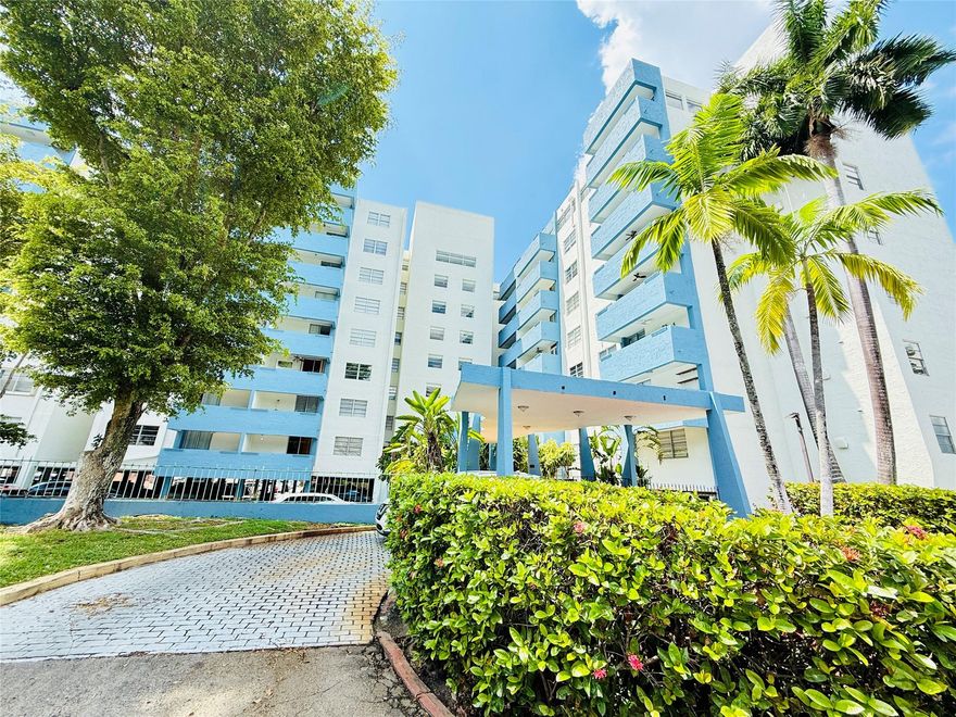Beautifully updated 1-bedroom unit, ideal for investors or end-users seeking low-maintenance living. Rent immediately with no restrictions or move right in and enjoy the convenience. Centrally located just south of Miami International Airport—10 minutes to Coral Gables, 15 minutes to Brickell, and 20 minutes to Miami Beach. The gated community features a new roof, freshly painted exterior, and solid management. 40/50-year recertification is underway. Buyer to assume a special assessment of $242.73/month through July 2026. One gated parking space included. Across the street, enjoy a park and scenic lake that add lifestyle value.