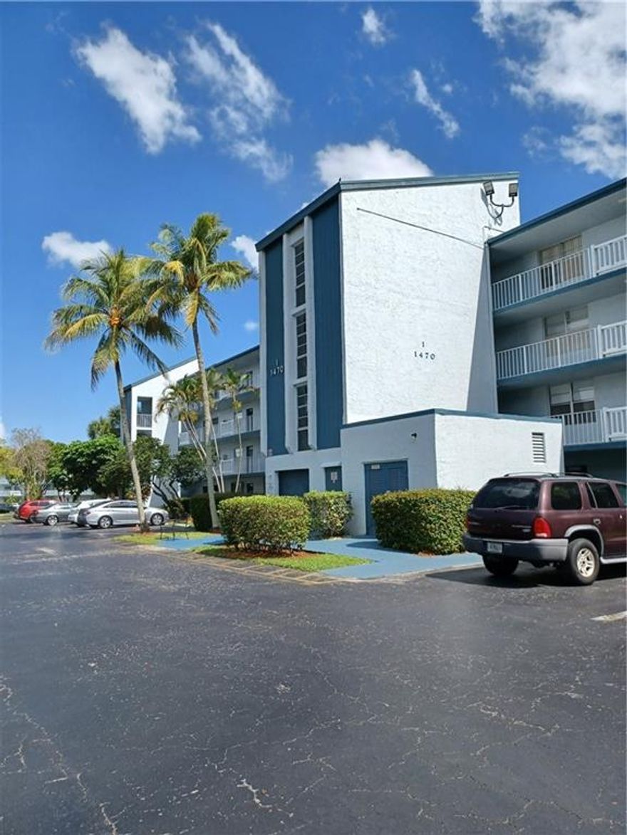 COME SEE THIS HIGHLY DESIRED, VERY CLEAN, 3RD FLOOR CONDO IN THE LOVELY PALM SPRINGS 2 COMMUNITY (55+). LOWEST PRICED CONDO WITH A WASHER DRYER IN TOWN! PRICED TO SELL QUICKLY! IT HAS A BEAUTIFUL EXPANSIVE VIEW OF THE CANAL & GOLF COURSE . THE CONDO HAS BEEN NEWLY PAINTED-NO WALL PAPER. TILES THROUGHOUT & CARPET IN THE BEDROOMS. THERE IS EXTRA LIVING SPACE UNDER AIR WITH AN EXTENDED LIVING ROOM THROUGH THE ENCLOSED FLORIDA ROOM(NO PATIO). IT ALSO HAS A NEWER WASHER & DRYER, NEW WATER HEATER, FULL PANTRY CLOSET, WALK IN CLOSET IN THE MASTER ,EXTRA STORAGE CAGE IN THE ROOM BY THE ELEVATOR, 2 POOLS, A GYM, BBQ AREA, WELL MAINTAINED, MANICURED, & MANAGED COMMUNITY. 25% DOWN WITH MORTGAGE, 675 CREDIT, 32K INCOME,PROOF OF FUNDS TO BE SHOWN WITH OFFER! WILL GIVE CREDIT FOR REFRIGERATOR & STOVE!