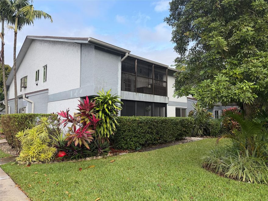 Light and bright 2BR/1BA second-floor condo in The Lakes of Oakland Forest (Wilton West). This home features impact windows, vinyl wood floors throughout, a remodeled kitchen with stainless steel appliances and a Filtered Water System with Remineralization. Enjoy a renovated bathroom with updated vanity, cabinets, and a LED mirror. There are motorized shades on the windows and a newer washer and dryer. French doors lead to a private patio with extra storage, perfect for relaxing in this peaceful neighborhood. Community amenities include a Heated pool, Tennis courts, Comcast TV, Trash Removal, Roof Repairs and Landscaping. One pet up to 50 lbs allowed. Can be rented after 2 years of ownership. Move in ready in Oakland Park!