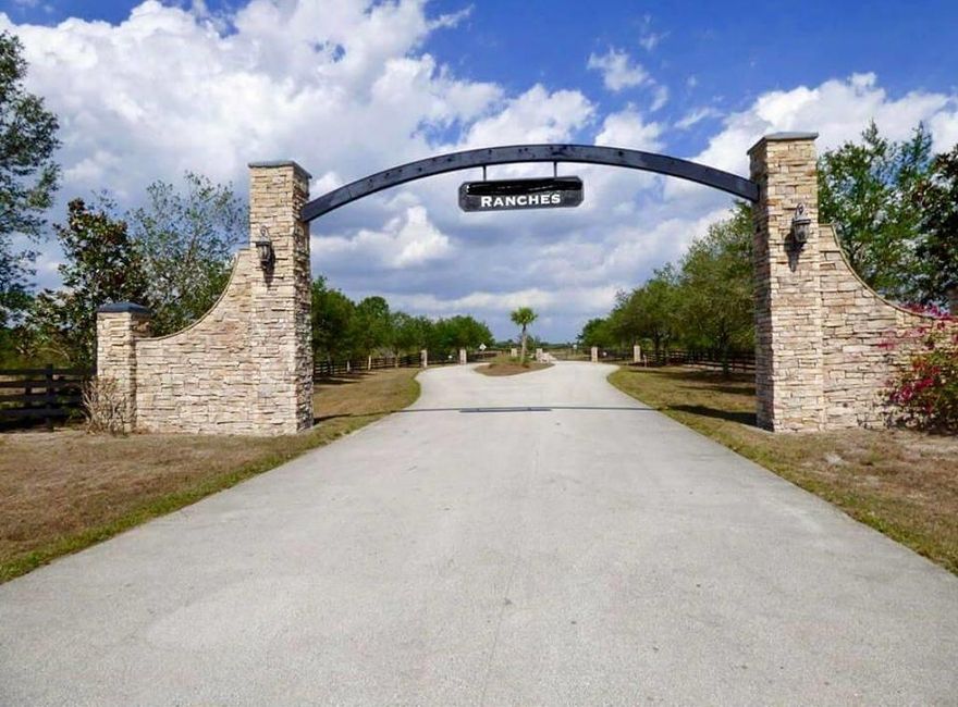Experience the ultimate equestrian lifestyle on this premier 5.08 acre homesite in the gated community of Bridlewood Ranches. This "high and dry" lot offers the perfect canvas for your custom estate, featuring a serene conservation area that ensures permanent privacy. Zoned for agricultural and residential use, the property allows for a primary residence plus a secondary structure like a guest house or barn. Enjoy the convenience of underground utilities and paved roads in a community designed for horse enthusiasts. Located just minutes from Lake Okeechobee and a short drive to the amenities of Port St. Lucie, this parcel offers peace and luxury without sacrificing accessibility. Secure your piece of Florida's heartland and start building your dream today in this sought after enclave.
