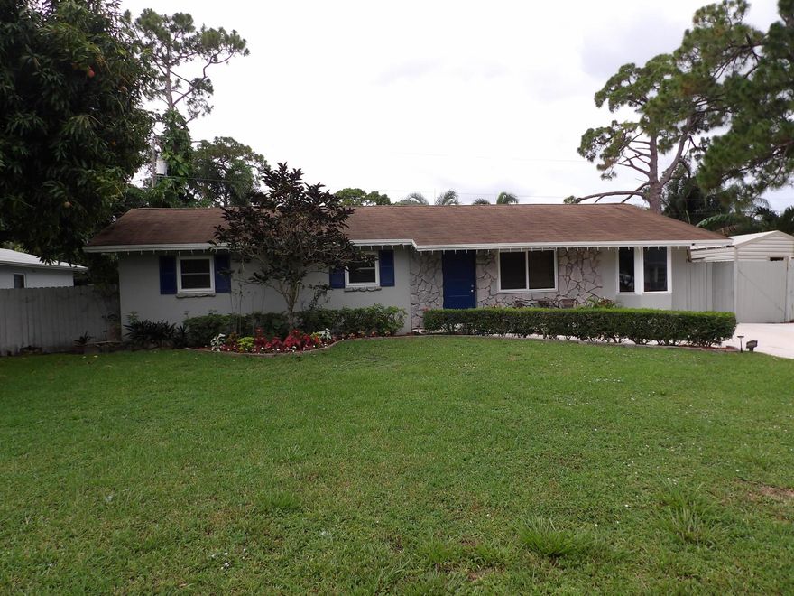 4 Bedroom 2.5 bath pool home in the Heart of Boynton Beach! NO HOA! Property has tons of updates as: New interior paint throughout including ceilings, new back deck, new pavers around pool, pool deck painted, new landscaping, Impact windows & doors, A/C 2022, New hot water heater, New leach field to septic 2020, New water softner 2021, New well pump 2021, Ducts cleaned 2021 & New water heater 2023. Additionally there is a storage shed! This home is ready for you and your family! Fully fenced- home has 3 bedrooms 2 baths one side the other can be an in law suite with private entrance and half bath. A MUST SEE!