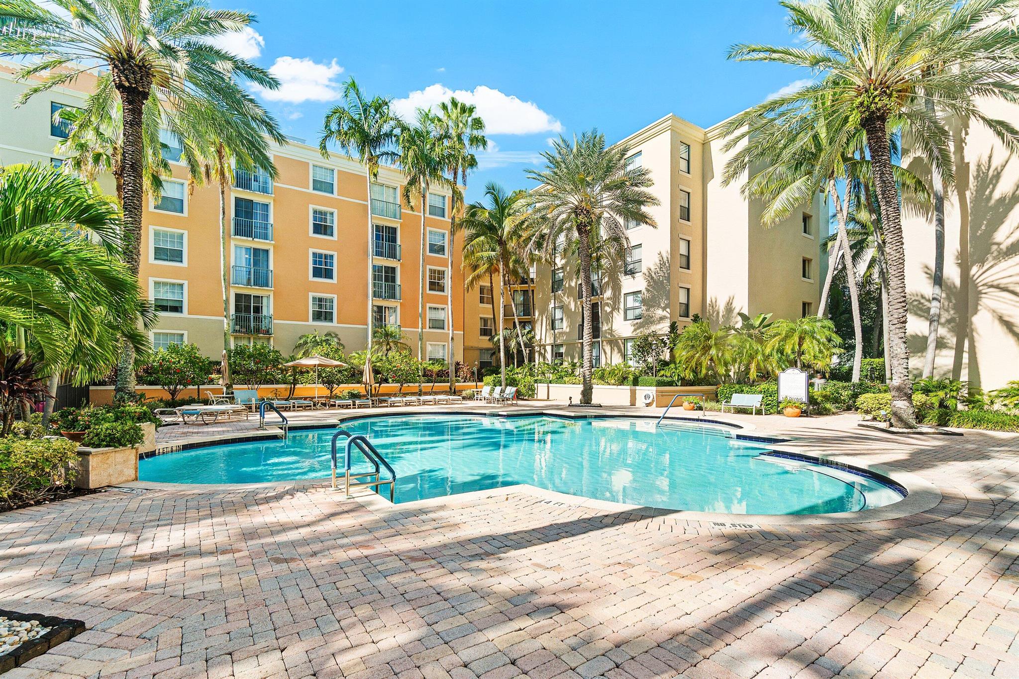 Don't miss this opportunity for a beautiful one bedroom, one bathroom apartment in the fastest growing part of West Palm Beach! This unit is on the first floor and has parking space number 1: Ideal for anyone wanting to take advantage of the city or the amazing amenities within the complex. Within the City Place Condos, there is a gated assigned parking garage, a beautiful pool and hot-tub area, a fully outfitted gym, a lobby with a manned desk for mail or visitors, and a club room for working or lounging. Outside the walls of your new condo you can find some of the finest gyms, markets, and eateries from around the country with outposts in the ever growing City Place.