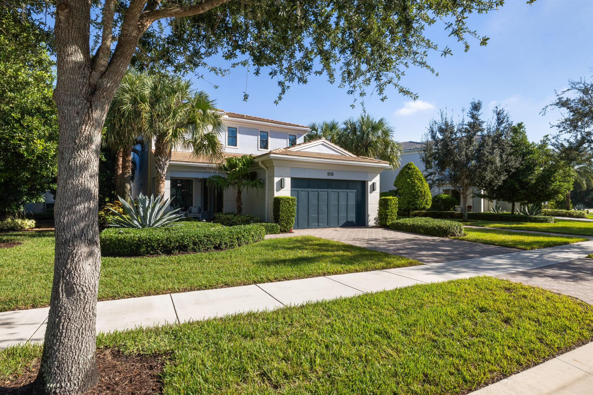 Artistry is a gated, newly built luxury single-family community offering contemporary styled homes, high end finishes and resort-style amenities. It provides a clubhouse, resort pool & cabanas, fitness centre, playground, walking trails, and sports areas. This move-in ready 3-Bed/3/5 bath + lakeview home is located just minutes from top schools, fantastic beaches and shopping. Upscale dining nearby and easy airport access. Spend winters golfing, summers by the pool, and enjoy a lock-and leave lifestyle. Furnished and flooded with light, modern updates, open living room with gorgeous white porcelain tile floors and an amazing backyard not many others feature in the community.