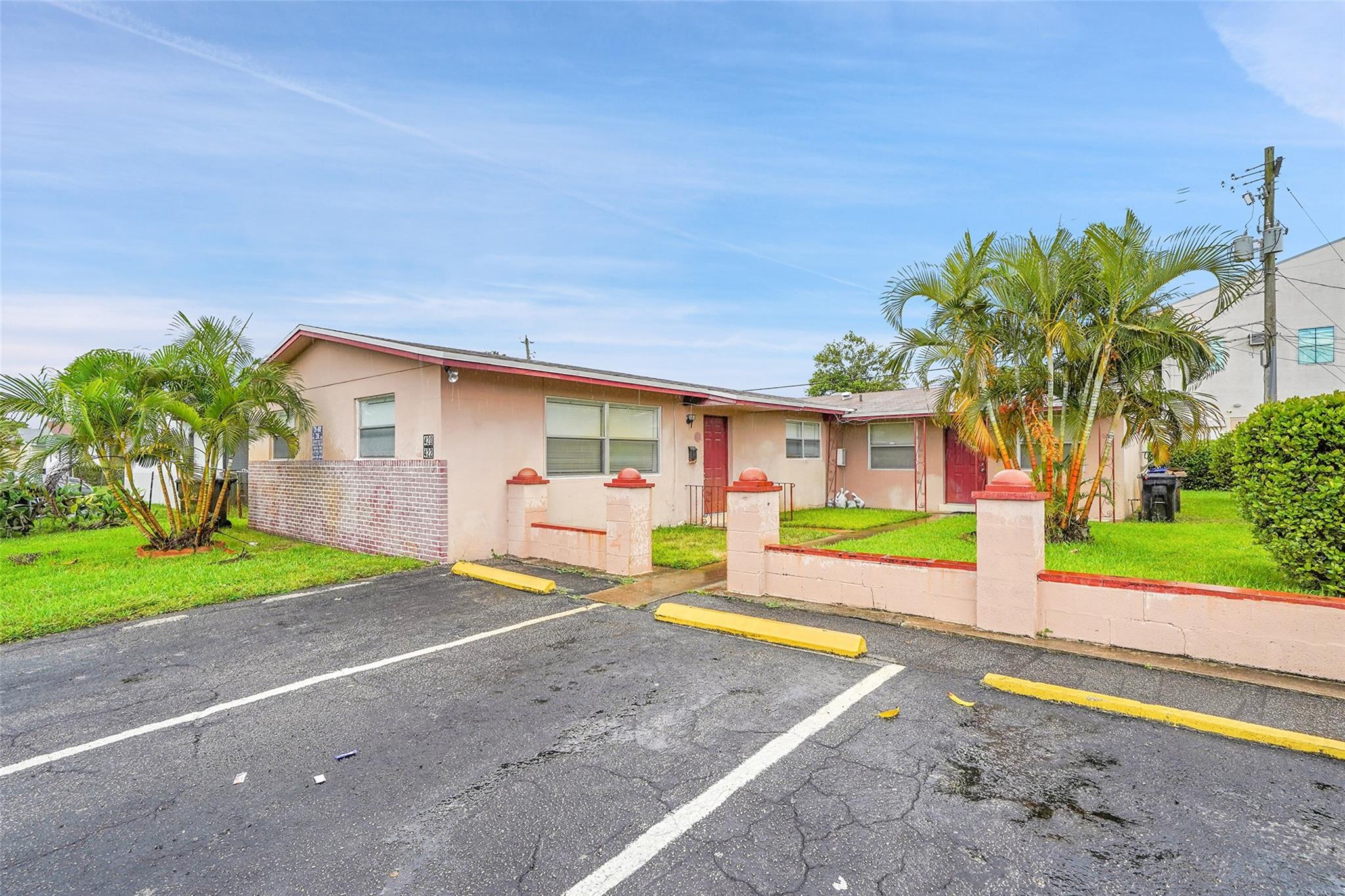 Welcome to your newly renovated home in the heart of Fort Lauderdale! This spacious 2 bedroom, 1 bathroom residence is half of a duplex and offers stylish upgrades throughout. Step inside to find brand-new laminate flooring & fresh interior paint that create a clean, modern feel. The gorgeous remodeled kitchen is a true highlight, featuring sleek quartz countertops & plenty of cabinet space – perfect for cooking & entertaining. The lovely updated bathroom offers a fresh, contemporary design, & the stackable washer & dryer provide in-home laundry convenience. Both bedrooms are generously sized, offering ample space for rest and relaxation. With easy highway access, commuting is a breeze, & you're just minutes from everything Fort Lauderdale has to offer – shopping, dining, beaches, and more