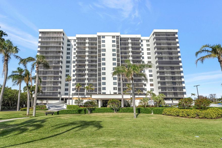 This condo has amazing corner Intracoastal views facing North and west. The unit is being sold turn key perfect for snowbird or full time resident. New Vinyl flooring . Updated AC and water heater. 24 hour security .This community has its own Beachfront clubhouse with pool,exercise room, hot tub, BBQ area, and so much more. Building passed 40 yr inspection.