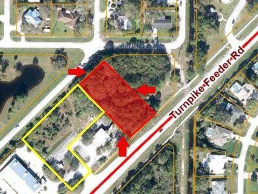 Prime commercial land located on a busy roadway connecting Vero Beach to Fort Pierce. Zoned Commercial Neighborhood for use as Retail Plaza to include food establishments, Offices, Beauty Care Shops or Retail Space. Heavy drive-by traffic leading directly to US1, giving great visibility to all tenants. For additional footprint, the adjoining property is also for sale by the same owner.