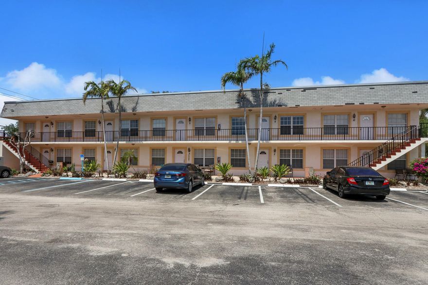 Quaint Tequesta lifestyle and walk to shopping. Short drive or bicycle to the Beach. Redone with upgraded kitchen cabinets, granite counters. First floor Upgraded bathrooms with granite vanities. Assigned parking with guest spots. Laundry on premises. Pets permitted on case by base basis. Trucks allowed. No condo or HOA approvals. This building is privately owned.
No HOA or Condo Approval necessary.