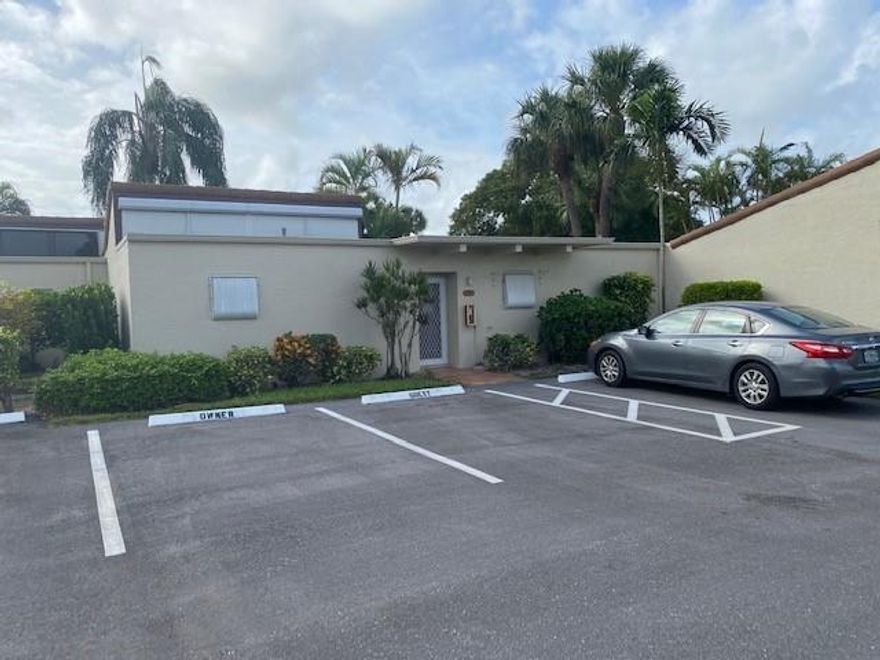 WOW, WELCOME TO THE ABSOLUTE THE OPPORTUNITIES TO OWN A TRUE 2/2 VILLA/CONDO FOR ONLY $75K.  ONLY ONE STORY BUILDING, PARKING TO SUPER CONVENIENT LITERALLY RIGHT IN FRONT OF THE VILLA.  55+, NO RENTALS FIRST YEAR OWNED.  NOT GATED AND VERY EASY TO SHOW. FOR SALE