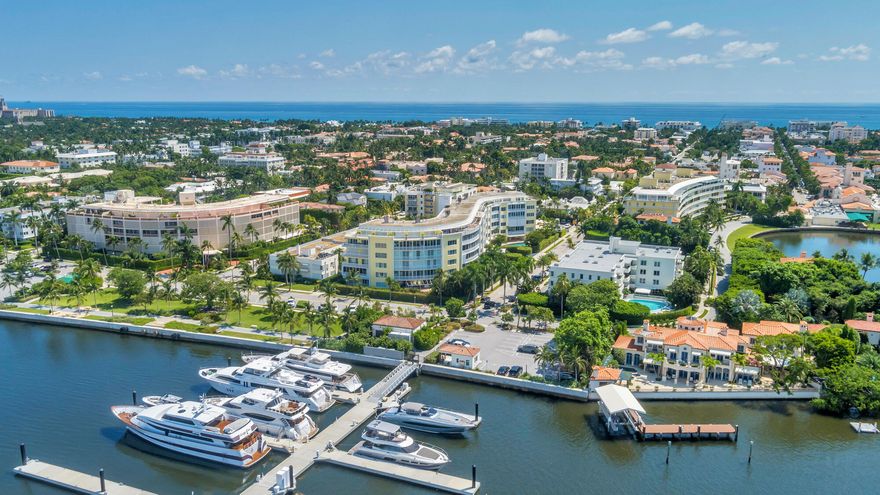 Absolutely breathtaking panoramic views of the Intracoastal Waterway await from the expansive wraparound terraces of this exceptional penthouse, offering some of the finest vistas in Palm Beach. Rarely available, this elegant 3-bedroom, 3-bath residence lives like a private home and showcases timeless architectural details, including beautiful herringbone wood flooring throughout. Designed for both gracious entertaining and relaxed coastal living, every room opens to idyllic terraces with stunning water views. The handsome wood-paneled den, complete with a full bath and oversized walk-in closet, easily serves as a third bedroom or private office. Additional features include soaring ceilings, a spacious kitchen, impact sliding doors, and a convenient laundry closet. Ideally located at prestigious 389 South Lake, just one street from Worth Avenue, this remarkable residence is within walking distance to world-class shopping, fine dining, and the beach.
