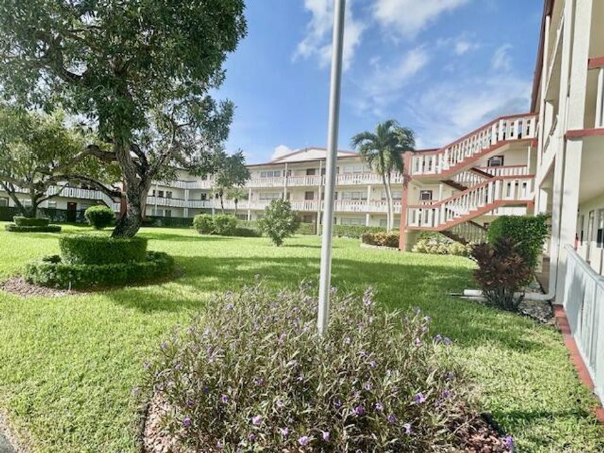 1/1.5, 3rd floor - no one is above you, well maintained, light and bright, kitchen has granite counters, nicely furnished and includes king size adjustable bed, enclosed patio with magnificent lake view to sit and enjoy the view, right across from Brighton Pool and bus, close to house of worship,clubhouse and shopping. The amenities include internet and WIFI, Century Village is like living in a resort, fitness center, live shows,movies,buses,classes,bingo,card rooms,trips,tennis,close to shopping and restaurants,come see and then check out the clubhouse to see it for yourself. Per the association this is a 55 plus community!!!