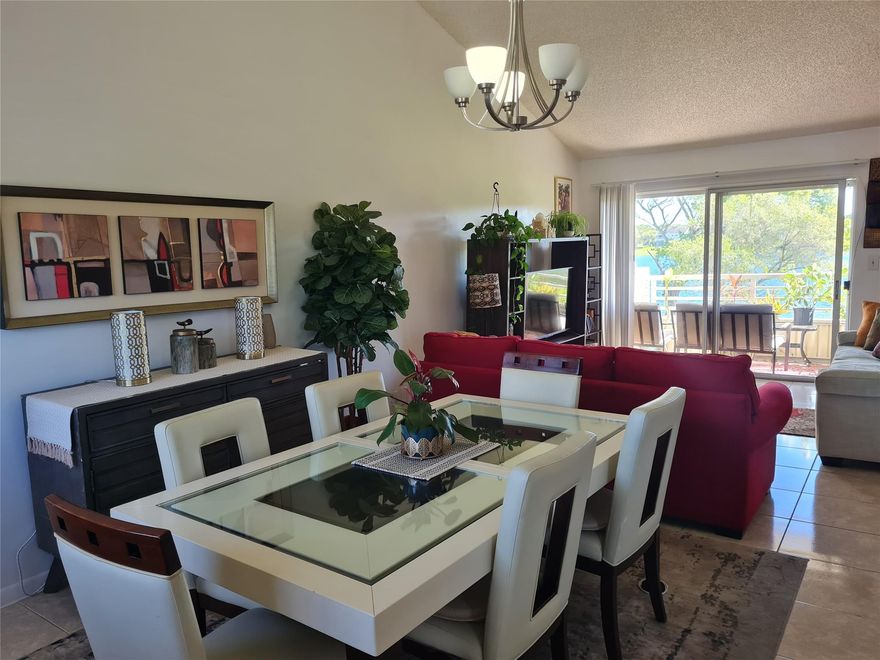 Gorgeous, airy 875 sq ft apartment! Start your mornings with stunning lake views right from your private balcony 
Inside, you'll love the sense of space and light created by vaulted ceilings throughout. Remodeled kitchen, featuring sleek, white quartz countertops and beautiful cabinetry. Plus, the convenience of having your own in-unit laundry can't be beat! The spacious bedroom can accommodate a king size bed and there is a walk in closet.
Located in a desirable gated community, you'll have access to nice amenities including a refreshing community pool and a well-equipped gym. Outdoor enthusiasts will love the scenic jogging path around the lake, and there's even dedicated RV and boat parking available!