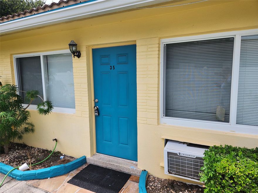 Bright and cheerful two bed & 1 bath half of a duplex in the trendy East Pompano Beach area. Easy access to the beach, restaurants, shopping, 95, the turnpike and the tri-rail. The unit has been recently painted and the terrazzo has just been recently ground and polished. No severe storm worries here! Newer roof and all impact windows and doors. Two vehicles allowed. Fully fenced-in yard. Laundry on the premises! Pets on a case by case basis. No aggressive breeds.