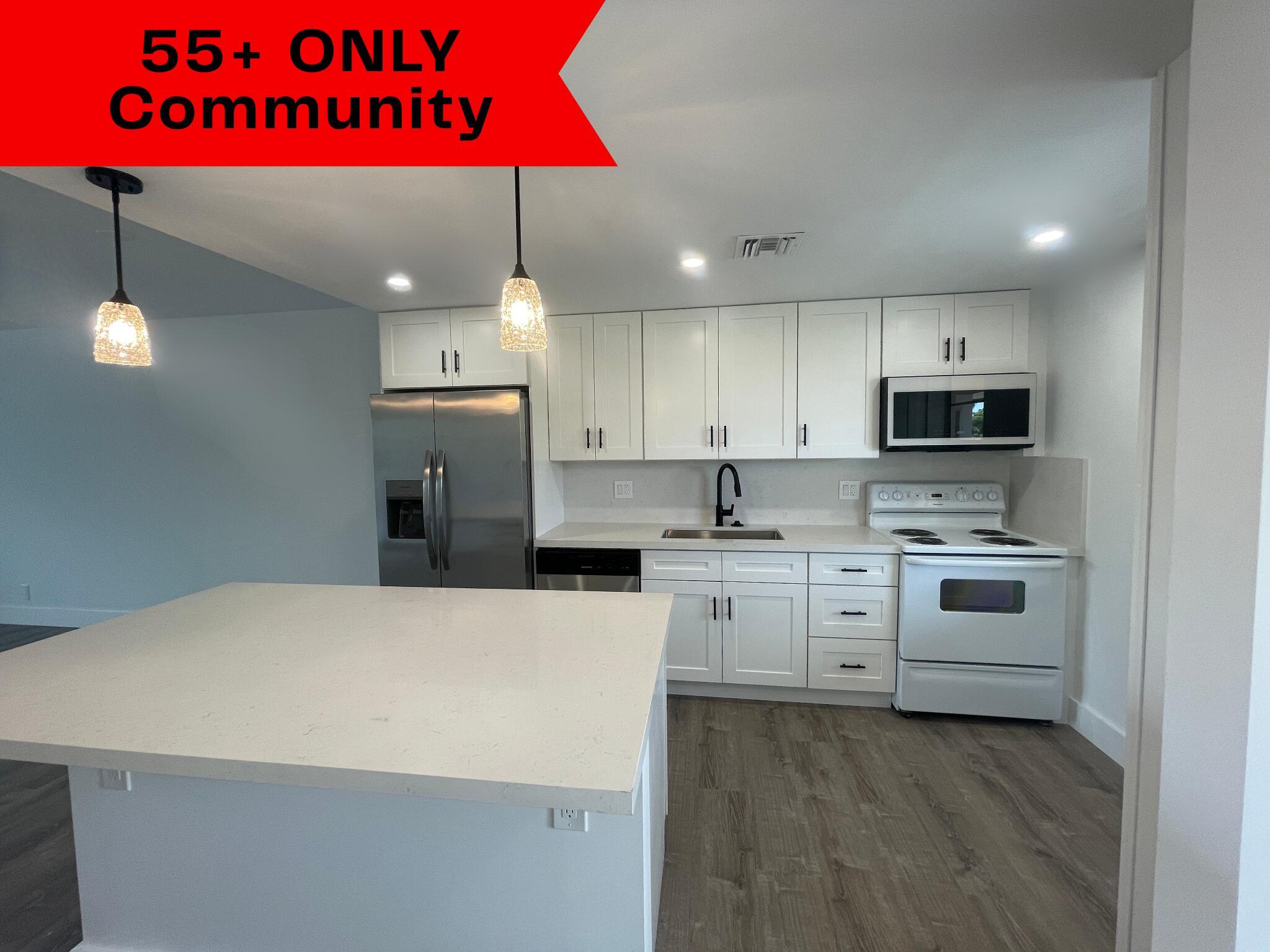55+ COMMUNITY ONLY. Don't miss the opportunity to live in this beautifully renovated 2 bed, 2 bath unit with screened patio in the sought-after Oriole Golf & Tennis Club. This fully renovated, move-in-ready unit offers golf course views, a split-bedroom layout, an open kitchen with stainless steel appliances, luxury vinyl flooring throughout, and new A/C, water heater, and Samsung microwave.Located in a 55+ community with resort-style amenities including two swimming pools, clubhouse, fitness center, indoor pickleball, billiards, library, card room, BBQ grills, bocce ball, and shuffleboard. The only thing missing is YOU!