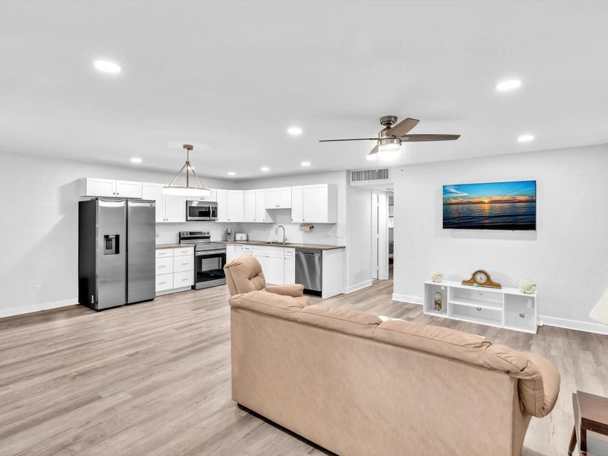 Welcome to this stunning, all-ages community at Maybury Mansions. Perfectly situated close to Lauderdale by the Sea, enjoy your first floor, updated home, featuring an open-concept layout, allowing seamless transitions between the living, dining, and kitchen areas. With two spacious bedrooms, this unit offers ample space, stainless steal appliances, a new water heater, beautiful grounds, pool, and much more for you to enjoy year round! You'll have the convenience of being just a short distance away from the beautiful beaches of Fort Lauderdale, where you can soak up the sun and enjoy the ocean breeze. Additionally, the condo is within close proximity to a variety of shops, highways, airport, restaurants, and golf courses, so entertainment and recreation options are endless.