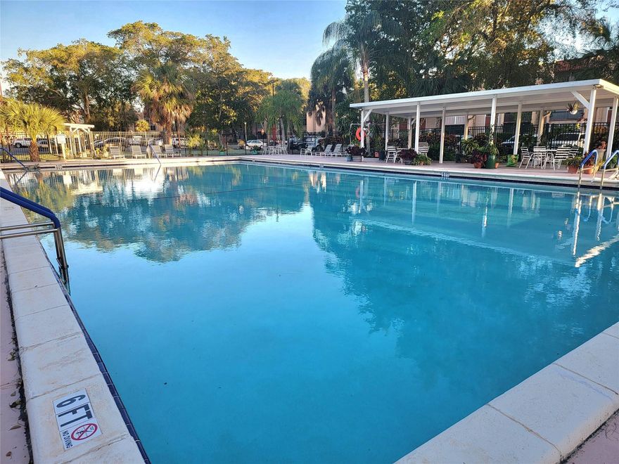 Motivated Seller. Well kept 2/2 Condo in a Senior 55+ community. Third floor unit. Newer AC and Water-heater. Laminate floor in bedrooms and Tiles in living room. Walk-in closet. Balcony with storm shutters. Extra storage. Freshly painted. Clubhouse with Gym and Library. Monthly fee includes Water, High Speed Internet, Cable, Insurance and Pest control. Centrally located. Lobby secured building. No renting is allowed.