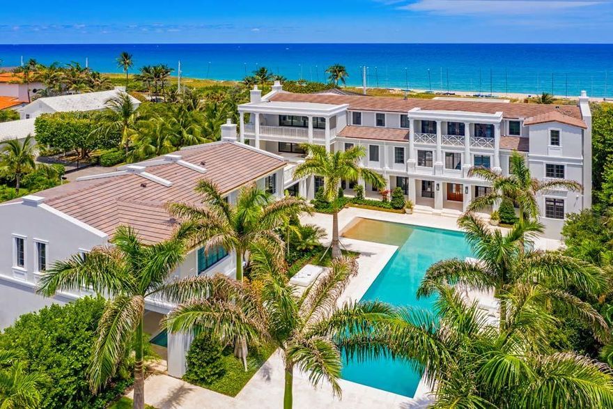Welcome to 344 N Ocean Blvd, a beautiful significant coastal residence which has become a wonderful addition to the Delray Beach oceanfront. The compound sits on a massive lot overlooking the Atlantic Ocean and only a few blocks from Downtown Delray Beach's Atlantic Avenue. This Palm Beach style estate is in a location that is truly second to none.