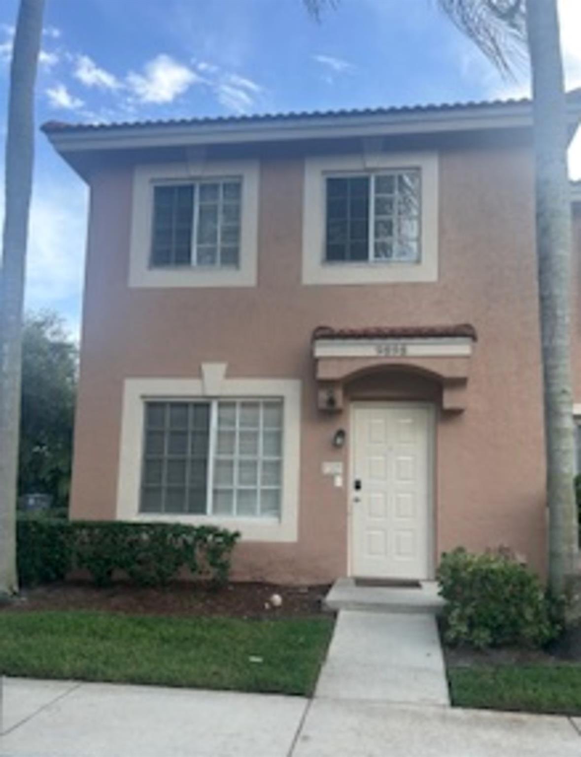 Beautifully maintained neighborhood in the heart of Boynton Beach. Close to schools, shopping, I-95 and
the Beach. Lovely 3 bedroom 2.5 baths, in a gated community with pool and recreation area. This unit has
been freshly painted and has brand new appliances with wood and tiled floors throughout. The kitchen is
large and spacious with a double door pantry and offers plenty of space in the living and dining areas.
There is a Large Master Suite and spacious 2nd bedroom upstairs while the first floor offers the 3rd
bedroom with french doors that would also make great office space. Don't miss this opportunity to live in
this desirable location.