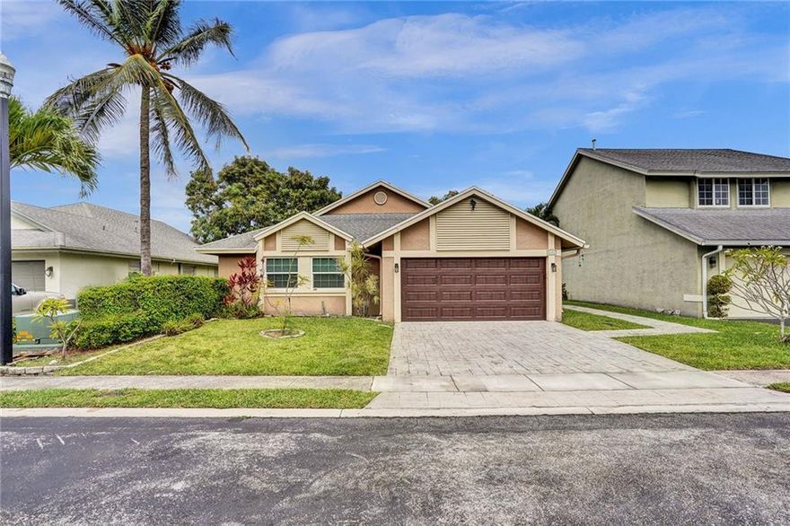ONLY HOUSE AVAILABLE IN SAWGRASS ESTATES!!! This cozy 3 bedroom 2 bathroom home is everything you have been looking for. Desirable open floor plan and exceptional upgrades plus FULL IMPACT THROUGHOUT ENTIRE HOUSE. Very LOW HOA fees as well as NO RENTAL RESTRICTIONS. This is a must see!!