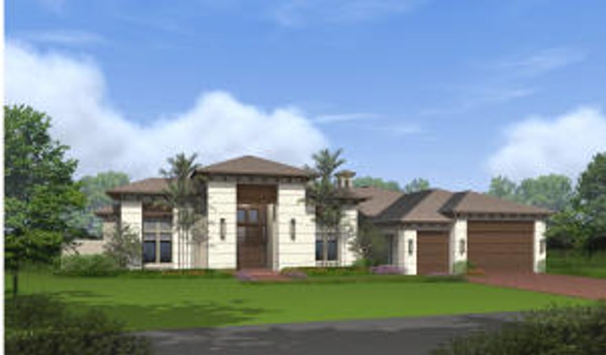 Brand new builder's furnished model, professionally decorated and well appointed Viceroy floor plan on desireable 1/2 acre lot with private water feature view and lush tropical landscape, custom designed pool and spa, summer kitchen, expansive patio with gas fireplace, marble floors, crown molding throughout, beautiful wine room, his and her master baths, VIP suite,