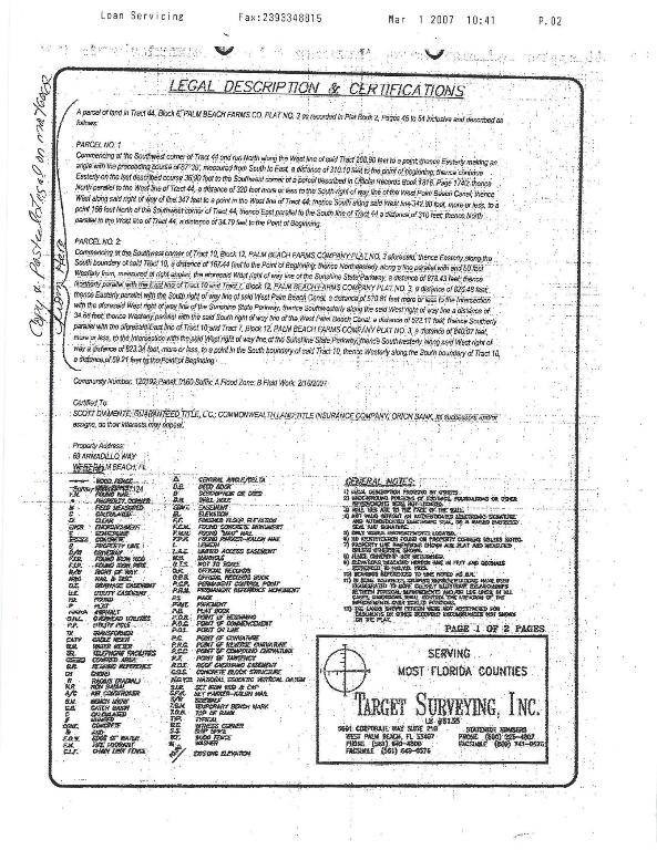 PALM BEACH FARMS CO 3 - Land