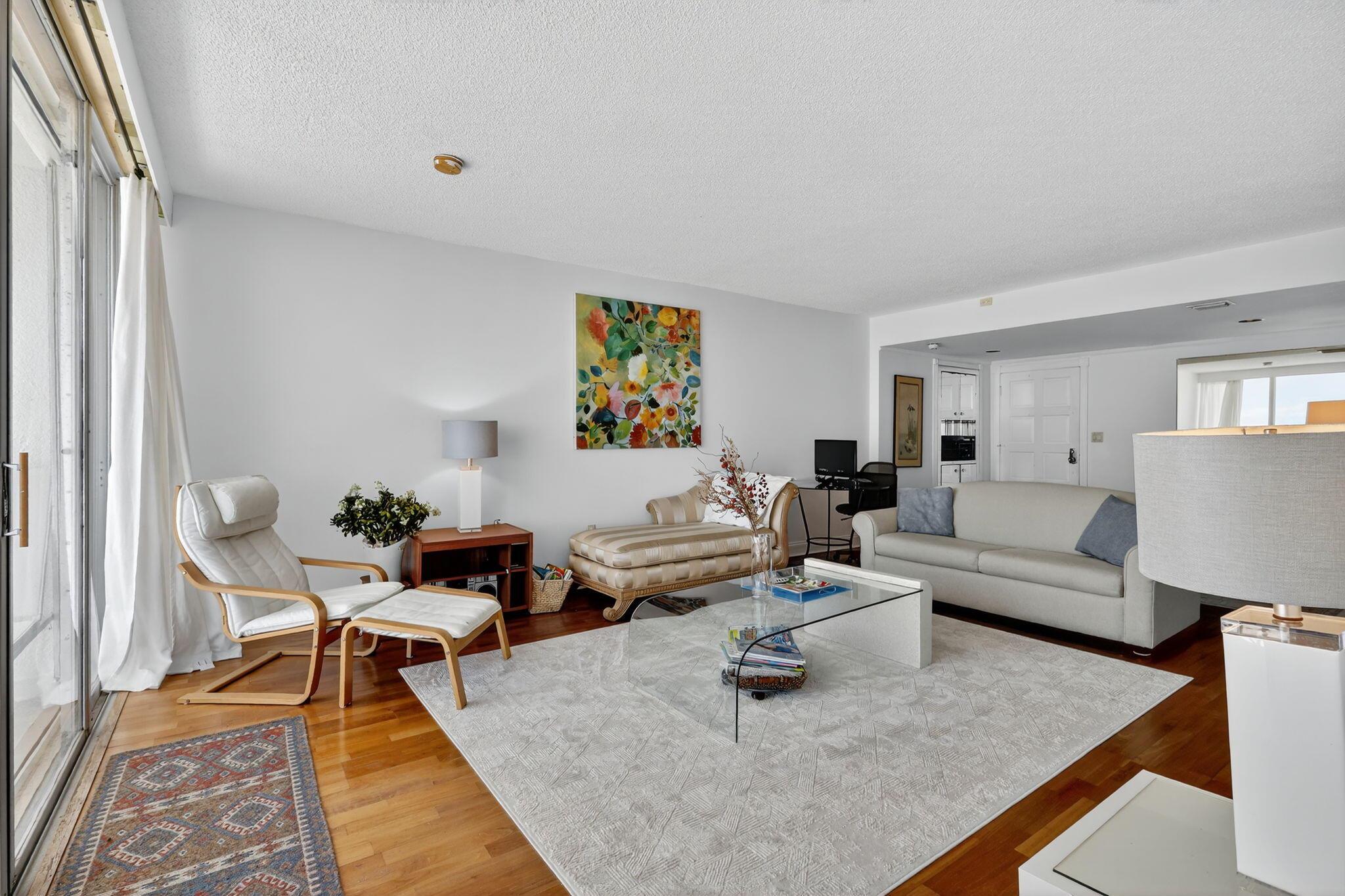 Experience coastal living at its finest in this 1BR/1 BA PH Floor at 2780 S Ocean Blvd, #806. Perched high above the shoreline, enjoy breathtaking views of pool, Intracoastal and Atlantic Ocean from your private, covered balcony--perfect for morning coffee or sunset cocktails. Just steps from wide, dune-lined beaches, this A+ building offers resort-style amenities including a sparkling pool, fitness center, and 24-hour security. Conveniently located minutes to Palm Beach Island, world-class shopping, fine dining, cultural attractions, and the airport. For a seasonal escape or retreat, this residence offers the ideal blend of relaxation, luxury, and convenience in one of South Florida's most sought-after addresses.Seasonal 3-6 months. Pick your months.