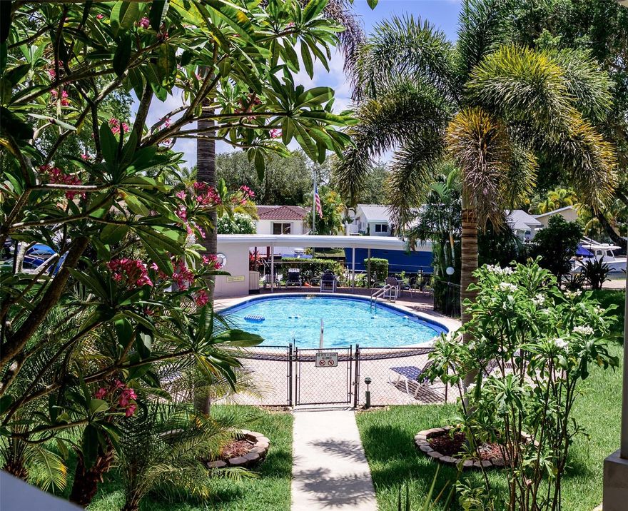 JUST REDUCED BY $30,000 & PRICED WELL BELOW ASSESSED VALUE FOR A QUICK SALE! This one is truly a gem, it's super clean, filled with natural light & completely move-in ready. This Charming 2/2 Corner Unit at Rio Nuevo - A Waterfront Community - offers peaceful views of the beautifully manicured grounds, sparkling pool & tranquil river. The 50-year Inspection is complete, strong reserves in place, and the assessment paid in full. And talk about location... you're just 1 mile to I-95, 2 miles to Las Olas, and only 4 miles to the beach! Rio Nuevo is a gated, waterfront community with covered parking, security cameras, and a friendly, welcoming atmosphere. There's even a community dock for pick ups and drop offs. They say Home is where the Heart is & this super cute unit might just steal yours!